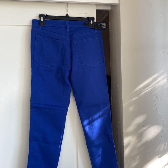 Cheap Monday NWT Electric Blue with Black Tuxedo Stripes, SZ 31 - Picture 3 of 3